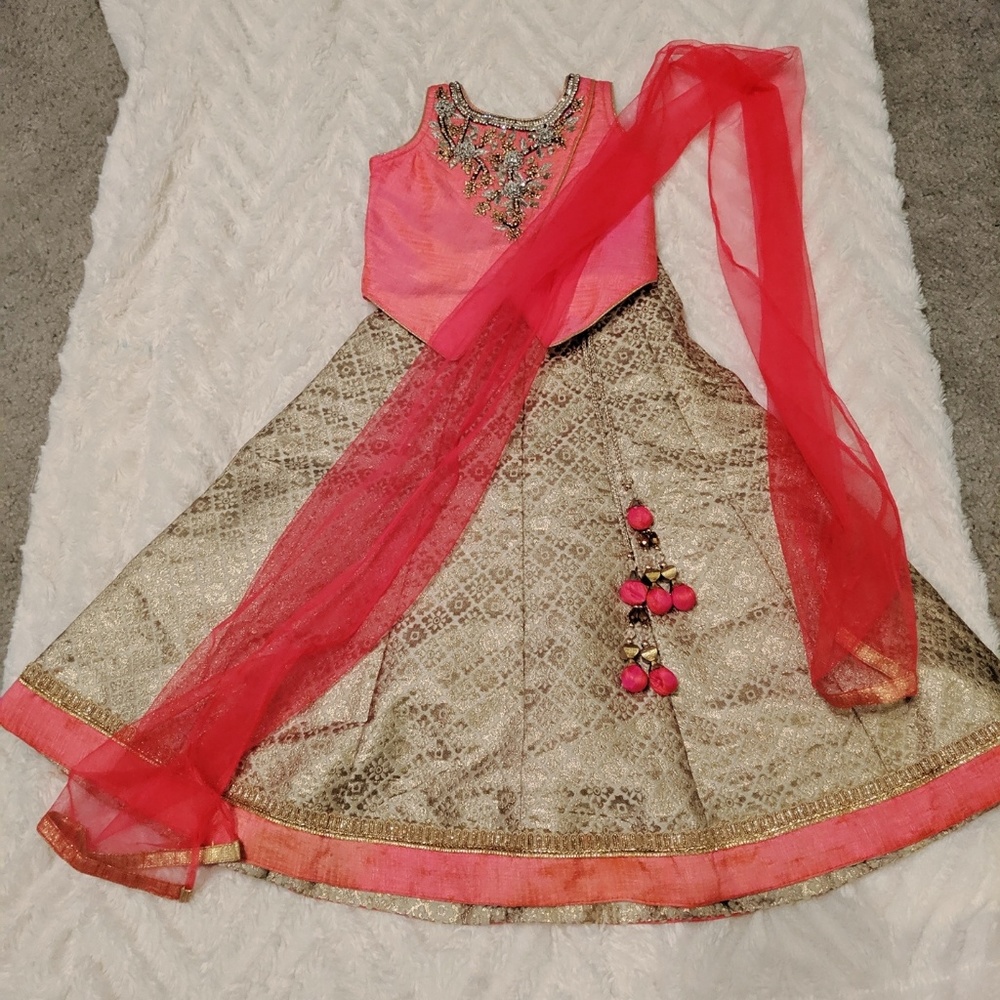 Toddler girl Indian outfit